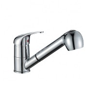 European Brass Single Handle Cheap Pull Out Spray Kitchen Sink Faucet