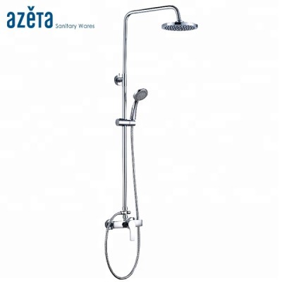 China Bathroom Wall Mounted Shower Faucet Mixer Rain Bath Shower Set